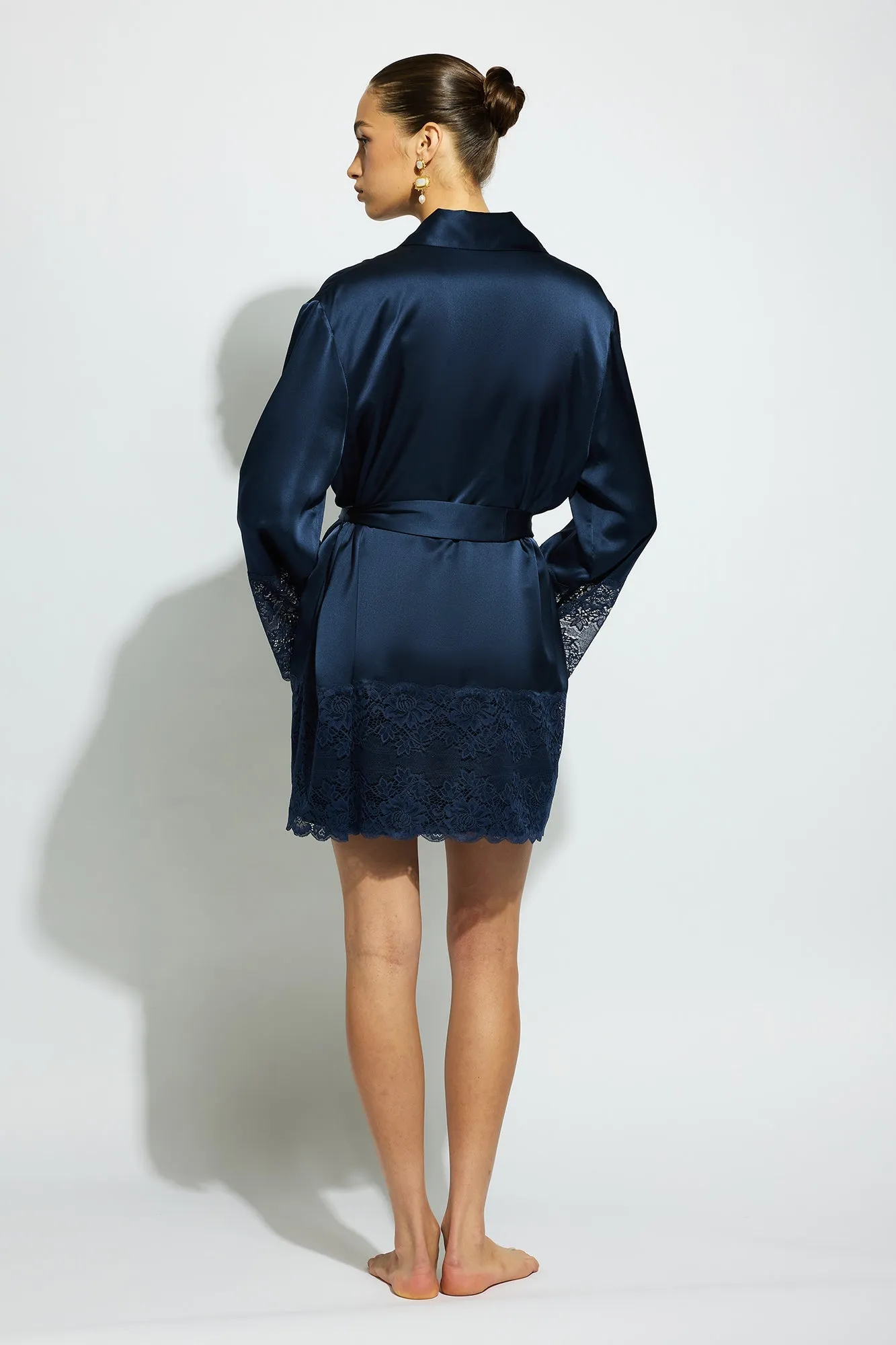 Silk Lace Robe